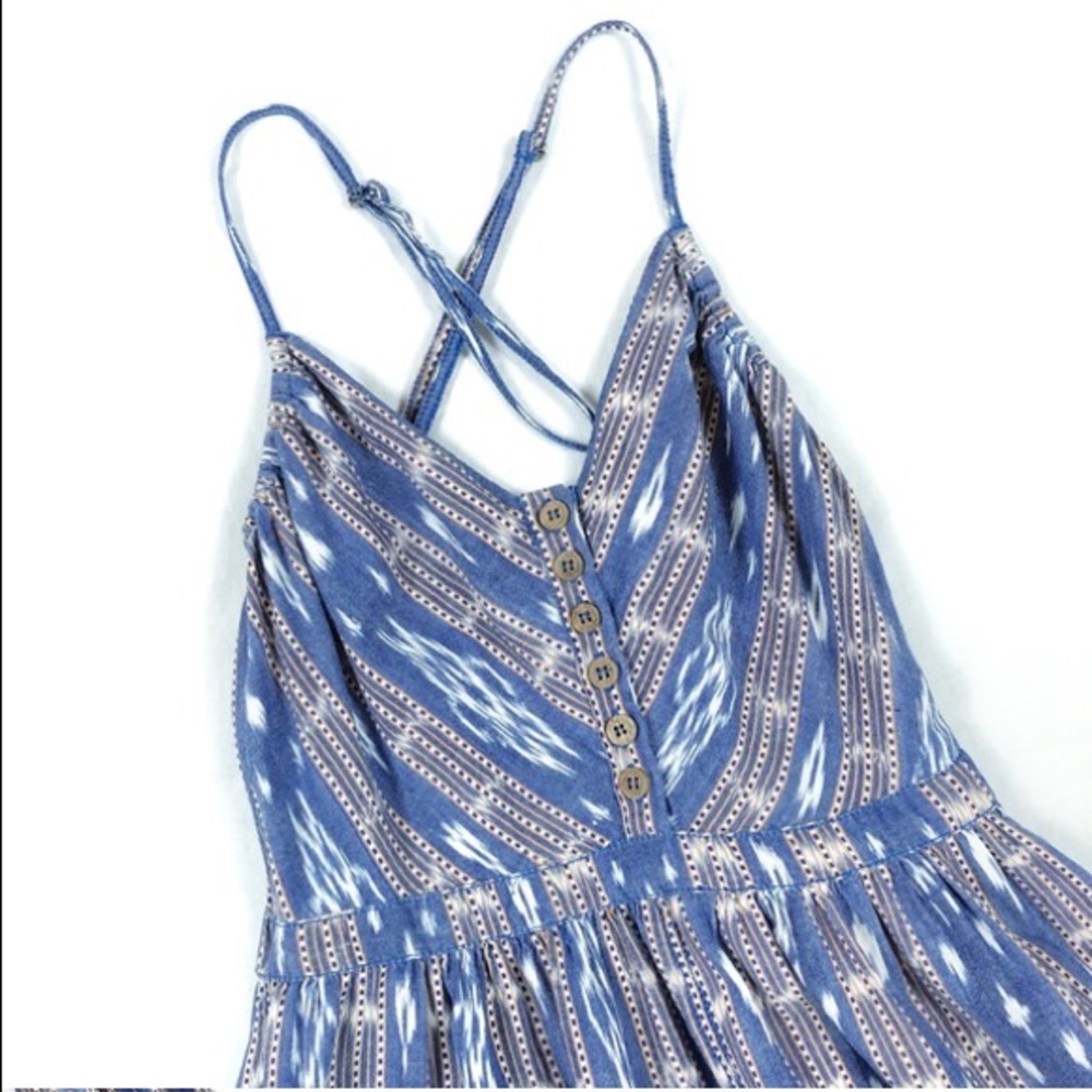 Urban Outfitters ecote Blue Tribal Print Dress S